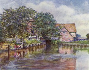 Streatley Mill af Mortimer Ludington Menpes