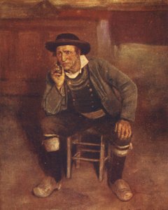 Husets herre (farvelitografi) af Mortimer Ludington Menpes