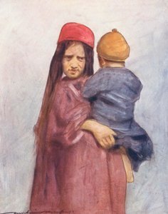 Verdens børn: Cashmere, An Armful (farvelitografi)