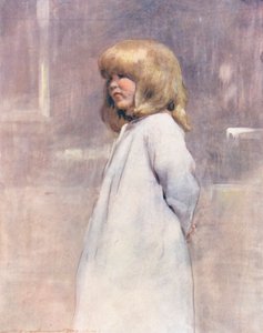 Verdens børn: Engelsk, Going to Bed (farvelitografi) af Mortimer Ludington Menpes