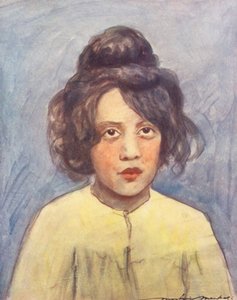 Verdens børn: Italiensk, Fiammetta (farvelitografi)