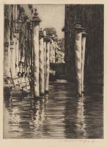 En smal kanal, Venedig