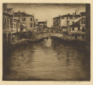 En sidekanal, Venedig af Mortimer Menpes