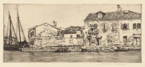 Giudecca, Venedig af Mortimer Menpes
