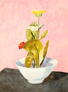 Skål med blomster, 1918.