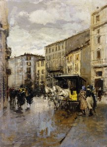 En gadescene, Milano,