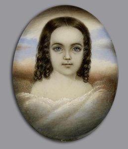 Portræt af en pige af Moses B. Russell