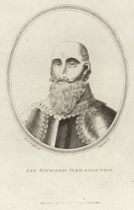 Portræt af Sir Edward Osbadiston af Moses Griffith