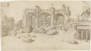 Ruinerne af basilikaen Maxentius og Konstantin, Rom