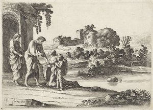 Afvisningen af ​​Hagar The Story of Hagar (serietitel) af Moyses van Wtenbrouck