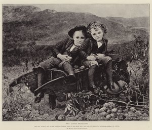 To små emigranter, den ærede Dudley og Archie Hamilton Gordon, sønner af den ærede jarl af Aberdeen, Canadas generalguvernør
