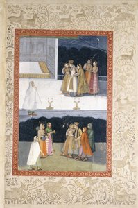 En træt yngling, c.1720 af Mughal School