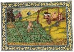 Pastoral scene af Mughal School