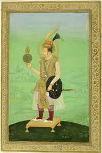 Portræt af kejser Jahangir, ca. 1800 af Mughal School
