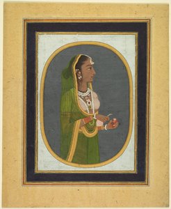 Hofdame, der skænker vin, ca. 1760, grænser ca. 1830