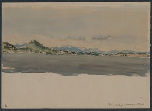 Stormende, norsk fjord