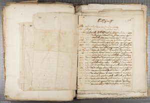 Portefølje med tegninger af Mutio Oddi fra Urbino og andre, s. 116, ca. 1635-40 (pen & blæk på papir i indbundet bind)