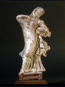 Mykensk civilisation: tilsløret danser af Tanagra, 3. århundrede f.Kr., Museo della Scala, Milano