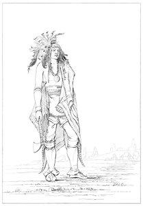 Iroquois modig, 1841. af Myers and Co