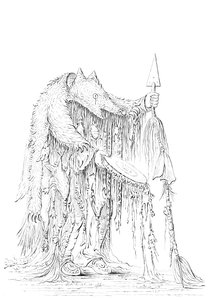 Indfødt amerikansk shaman, 1841.