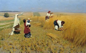 Høst i Ukraine, 1886 af Mykola Kornylijowytsch Pymonenko
