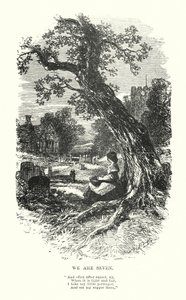 William Wordsworth: We Are Seven (gravering)
