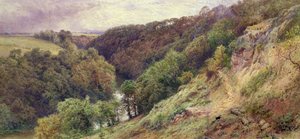 En Dell i Devonshire af Myles Birket Foster