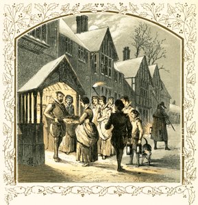 En julesang til en wassail skål af Myles Birket Foster