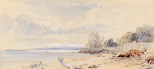 Barnbogle Castle, Firth of Forth af Myles Birket Foster