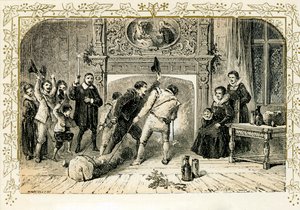Ceremoni til juleaften - af Myles Birket Foster