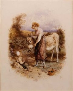 At fodre æsel af Myles Birket Foster