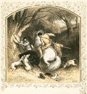 Jagt et vildsvin af Myles Birket Foster