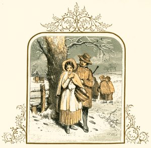 Kærlighed i sneen af Myles Birket Foster