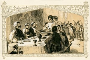 Middelalderlig julefest af Myles Birket Foster
