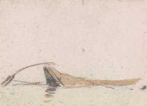 En af en gruppe på tre undersøgelser af den venetianske lagune af Myles Birket Foster