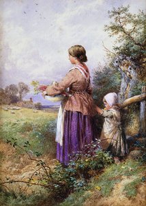 vender hjem, af Myles Birket Foster