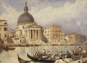 Kirken San Simone og San Guida af Myles Birket Foster