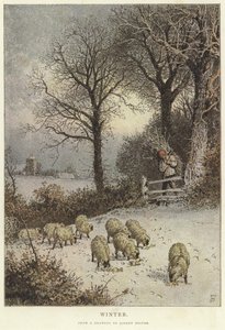 Vinter af Myles Birket Foster