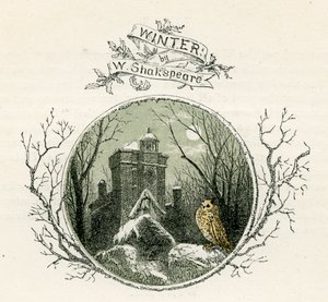 Winter af William Shakespeare af Myles Birket Foster
