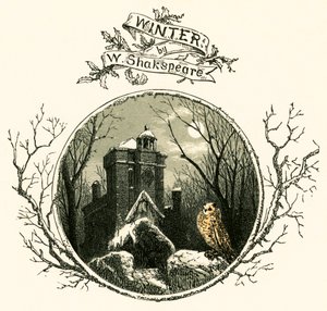 Winter af William Shakespeare af Myles Birket Foster