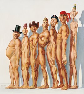 Forskellige mandlige figurer