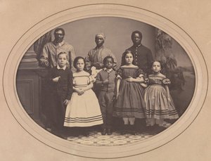 Emanciperede slaver bragt fra Louisiana af oberst George H. Banks, december 1863. af Myron H. Kimball