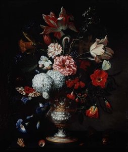 Stilleben (en af et par) af N. Javrillard