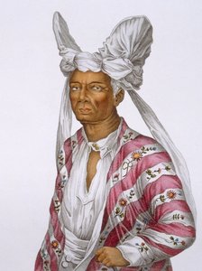 Naba-Leba, Queen of the Island of Solor, nær Timor, plade 25 fra Voyage of Discovery to Australian Lands, indgraveret af B. Roger, pub. 1800-04 af N. Petit