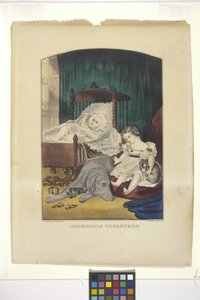 Husholdningsskatte (håndfarvet litografi)