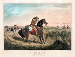 Old West Sharpshooter af Currier & Ives af Currier and Ives