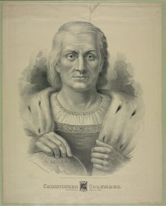 Portræt af Christopher Columbus (1451 - 1506) af Currier and Ives