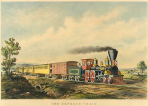 Lyntog af Currier and Ives