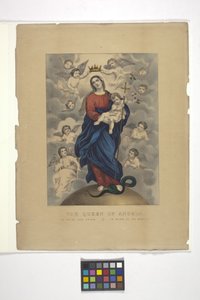Queen Of Angels (håndfarvet litografi)
