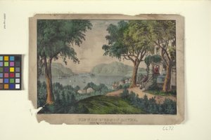 Udsigt over Hudson River, fra Ruggle
